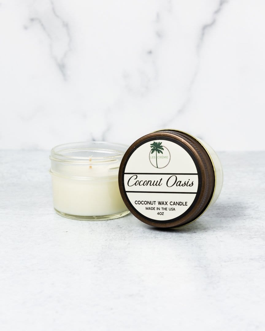 Coconut Oasis Scent Coconut Wax Candle