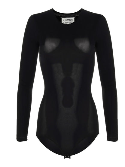 Maison Margiela Long Sleeves Crew Neck Bodysuit